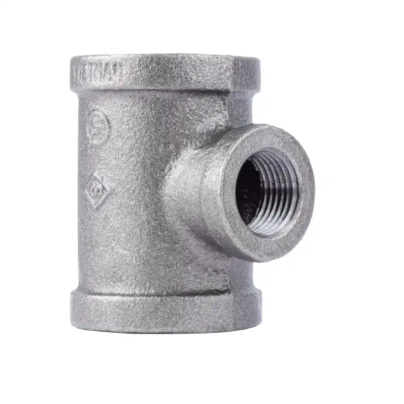 1 X 1 X 1/2 In. Black Pipe Reducing Tee