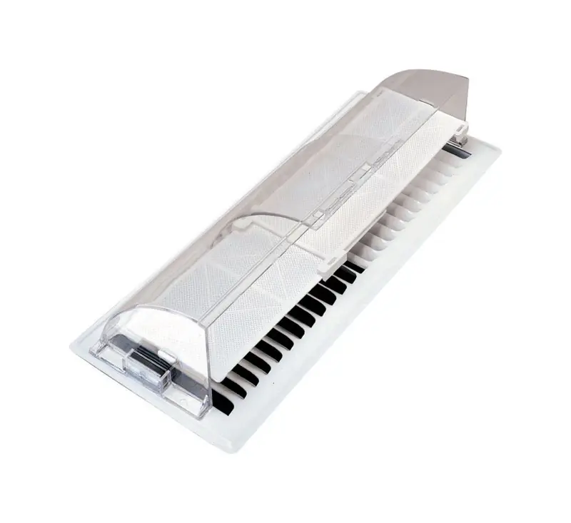 Jordan 4 In. H X 9-1/5 In. W 1-way Clear Plastic Air Deflector Model 52