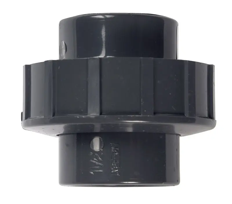 Schedule 80 1-1/2 In. Fpt X 1-1/2 In. D Fpt Pvc Union 1 Pk