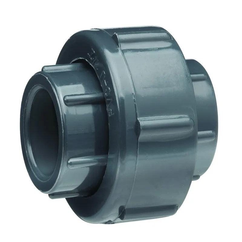 Schedule 80 1-1/2 In. Slip X 1-1/2 In. D Slip Pvc Union 1 Pk
