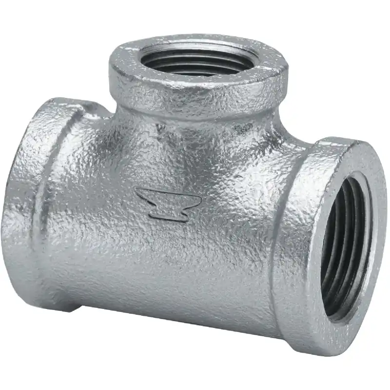 Galvanized Pipe Tee, 1/2 In.