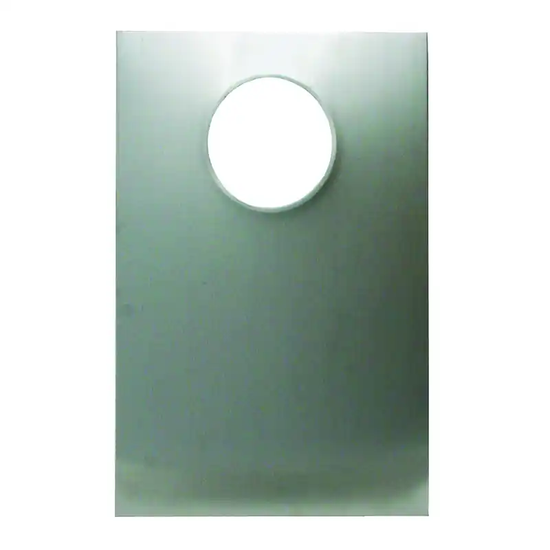 Jordan 4 In. Diameter Silver/white Aluminum Window Plate - Model Dawp1218