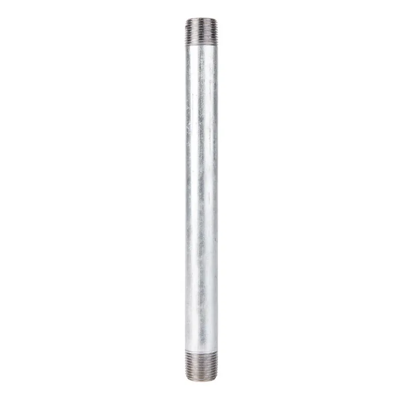 1/2 In. Mip X 1/2 In. D Mip Galvanized Steel 9 In. L Nipple