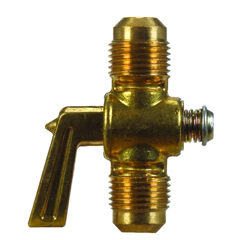 Mpt Brass Ground Plug Valve 3/8 Inch For Air, Water, And Gas