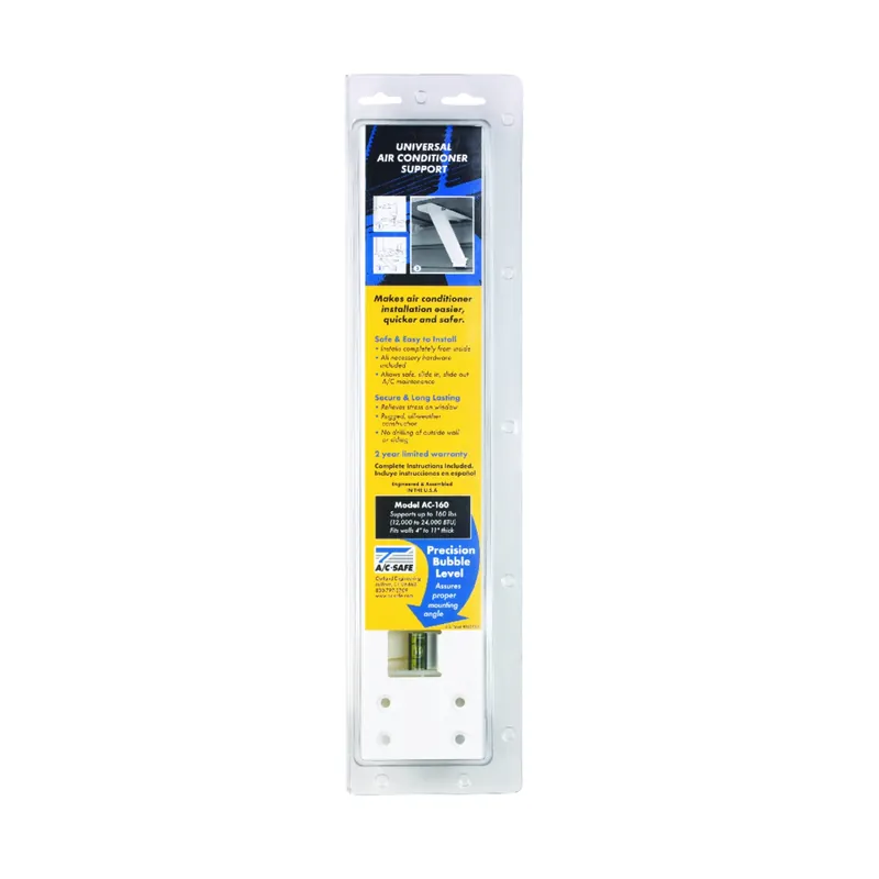 White Steel Universal Air Conditioner Support 160 Lb Model A/c-160