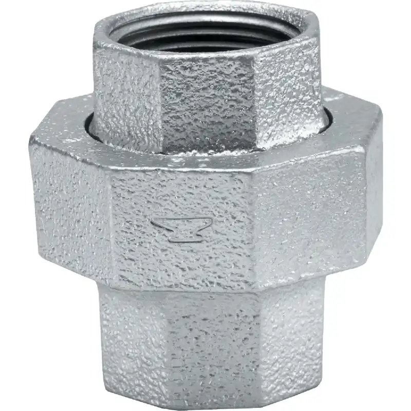 Galvanized Pipe Union, 150 , 2 In.