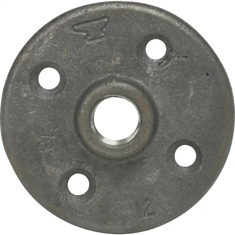 Black Pipe Floor Flange, 1-1/2 In.