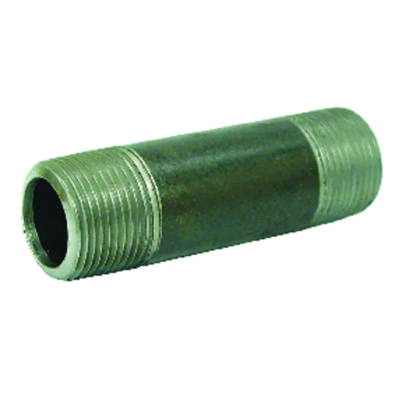 Galvanized Pipe Nipple, 2 X 8 In.