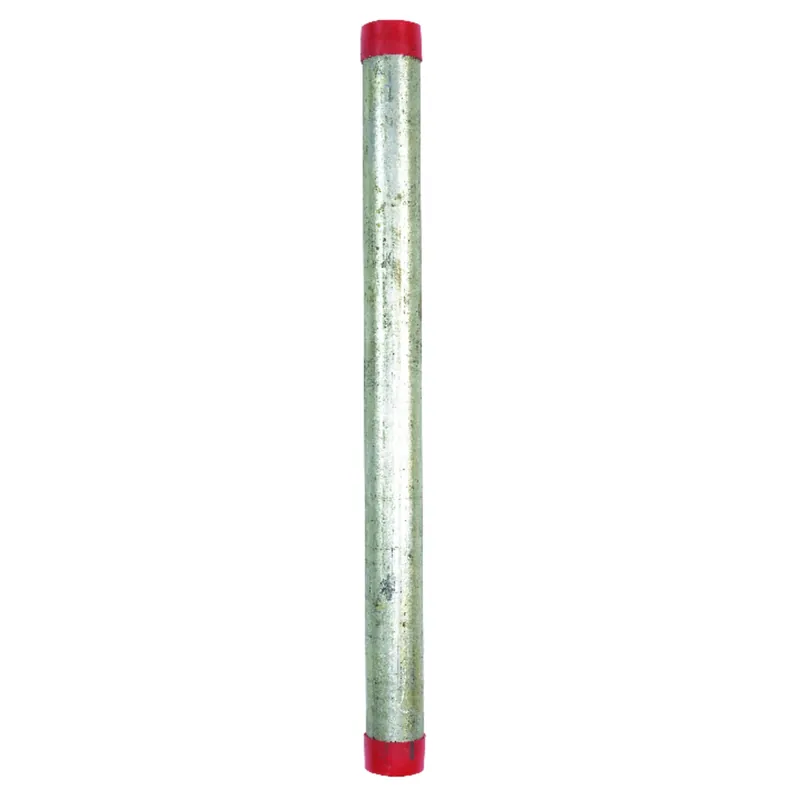 1-1/2 In. X 24 In. Carbon Steel Threaded Galvanized Pipe