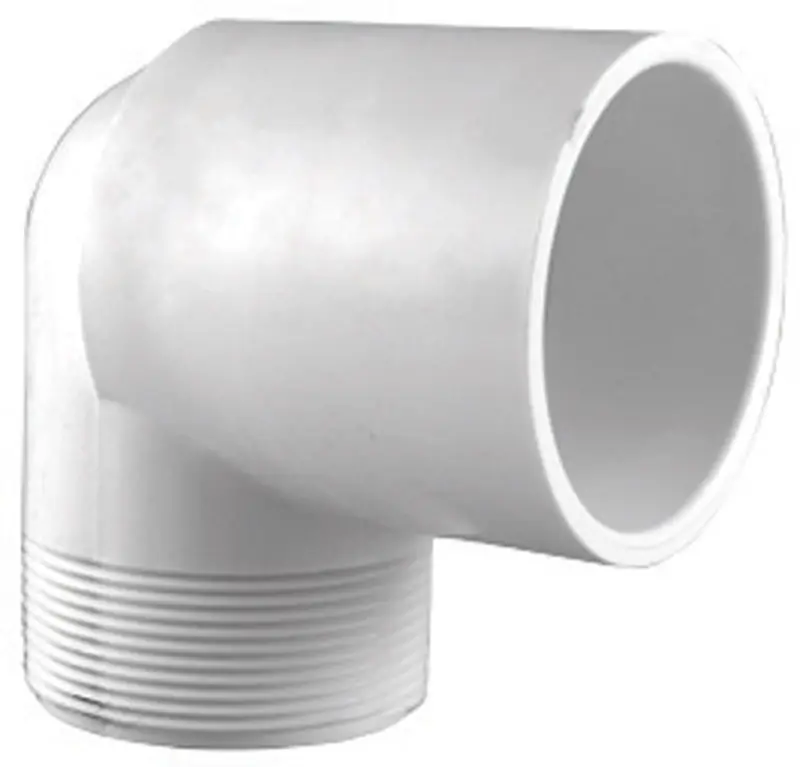 Schedule 40 1-1/2 In. Slip X 1-1/2 In. D Mpt Pvc 90 Degree Street Elbow 1 Pk