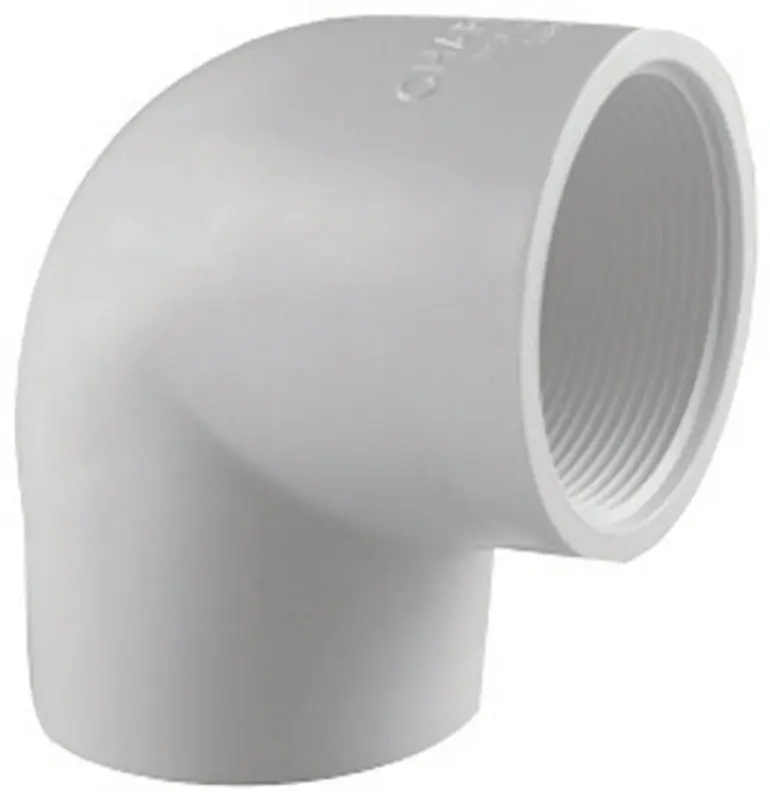 Schedule 40 1-1/2 In. Slip X 1-1/2 In. D Fpt Pvc Elbow 1 Pk