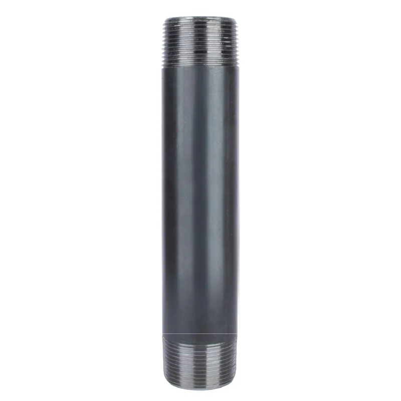 1-1/4 In. Mip X 1-1/4 In. D Mip Black Steel 10 In. L Nipple
