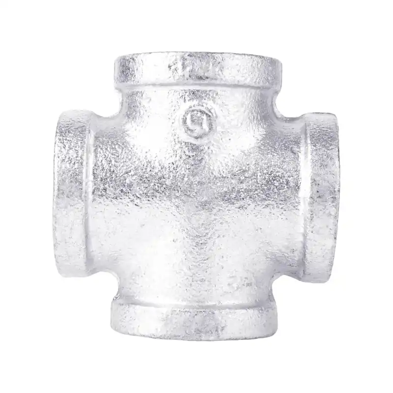 1/2 In. Galvanized Pipe Cross
