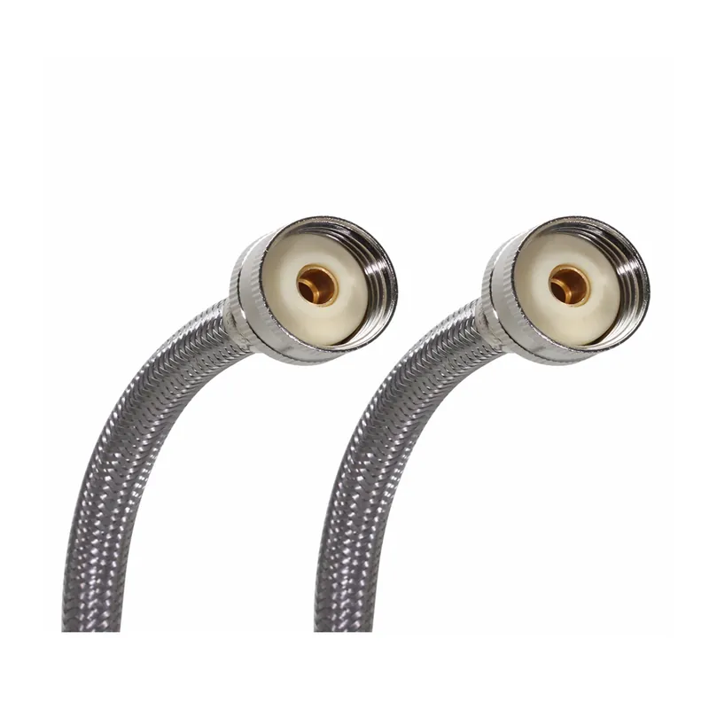 3/4 In. X 3/4 In. 48 In. Stainless Steel Washing Machine Supply Line
