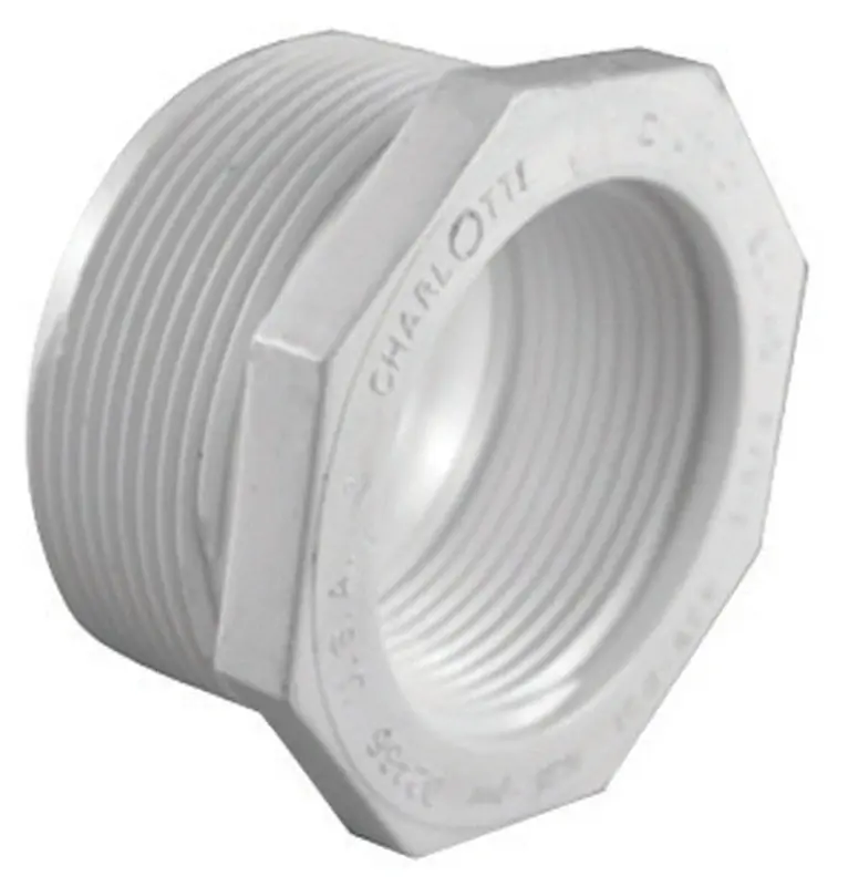 Schedule 40 2 In. Mpt X 1-1/4 In. D Fpt Pvc Reducing Bushing 1 Pk