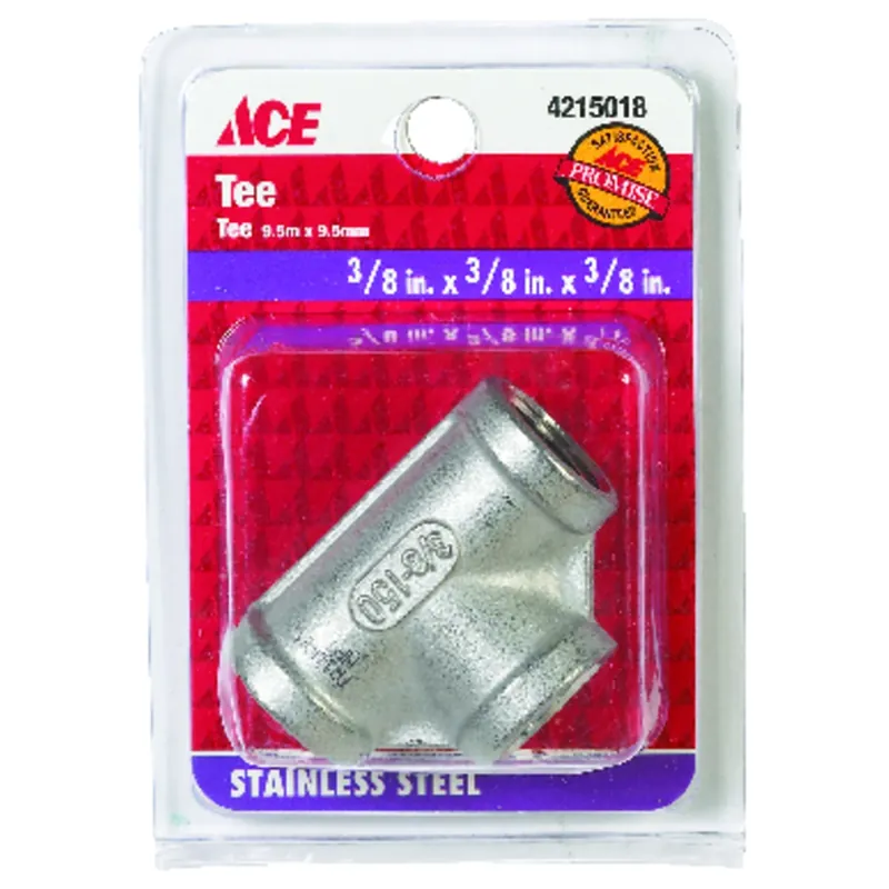 3/8 In. Fpt Stainless Steel Tee - Model S3014t 003b