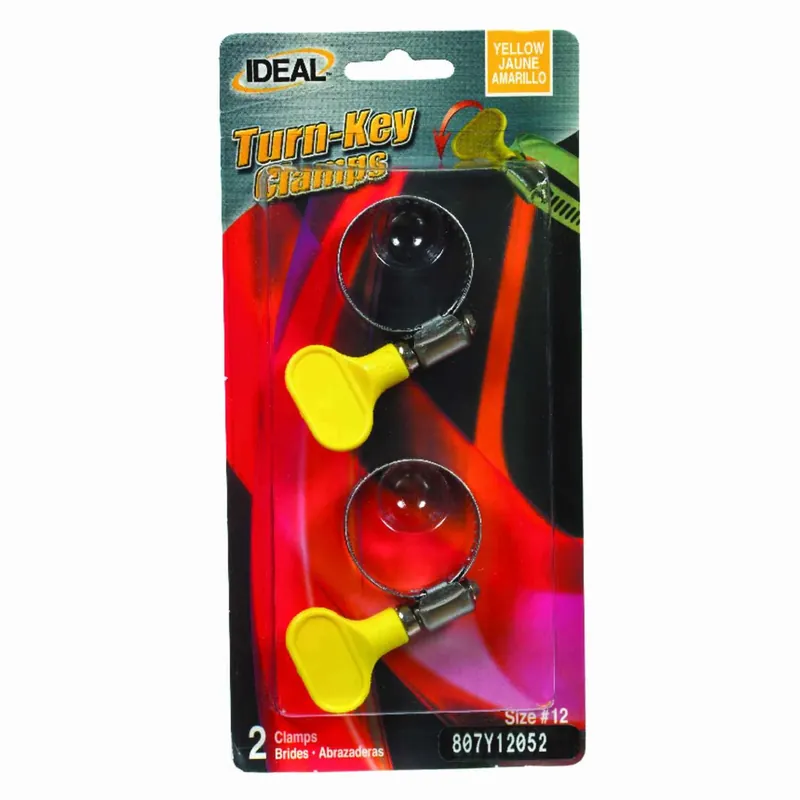 1/2 In. 1-1/4 In. 12 Hose Clamp Stainless Steel Turn Key