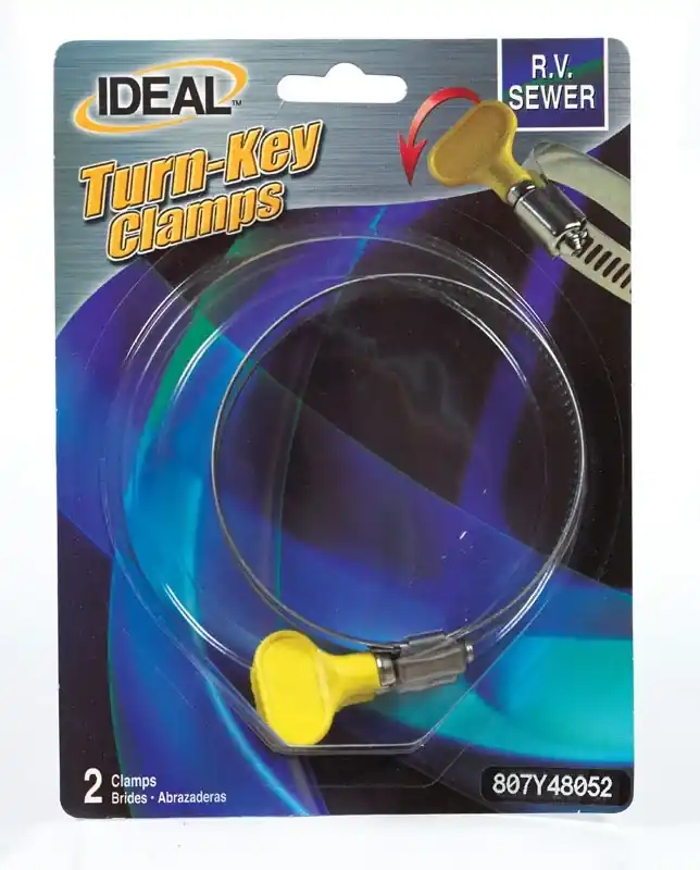 2-1/2 In. 3-1/2 In. 48 Hose Clamp Stainless Steel Turn Key