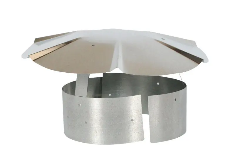 9 In. Adjustable Galvanized Steel Chimney Rain Cap For 8-9 Inch Flues