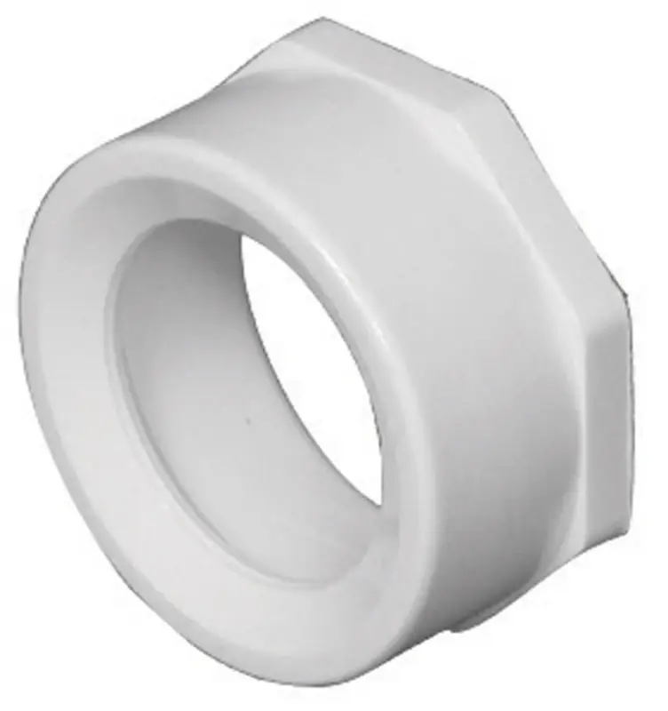 Schedule 40 3 In. Spigot X 2 In. D Hub Pvc Flush Bushing 1 Pk