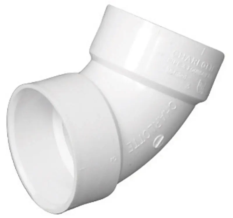 Schedule 40 2 In. Hub X 2 In. D Hub Pvc Elbow 1 Pk
