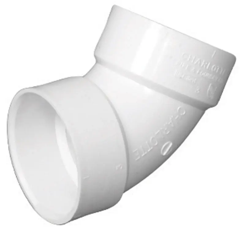 Schedule 40 3 In. Hub X 3 In. D Hub Pvc Elbow 1 Pk