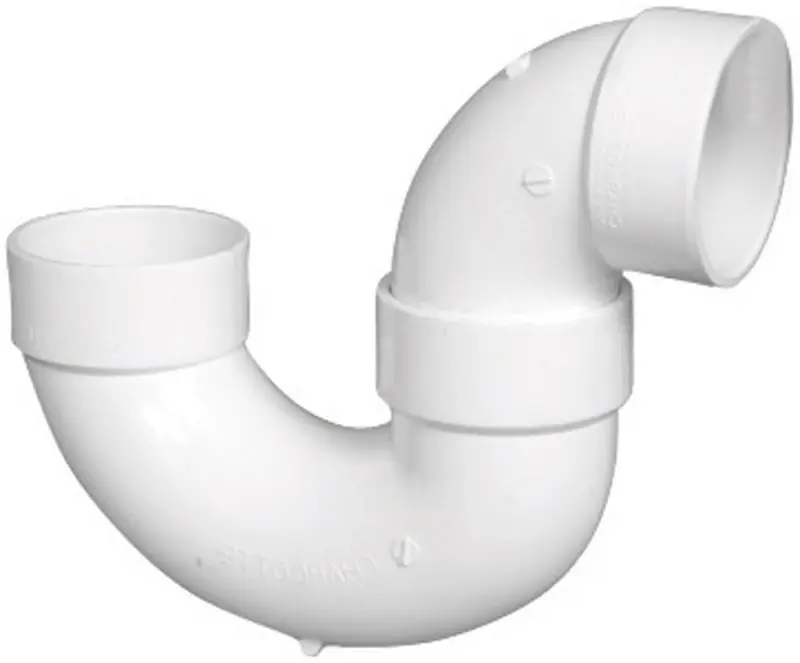 Schedule 40 2 In. Hub X 2 In. D Hub Pvc P-trap 1 Pk