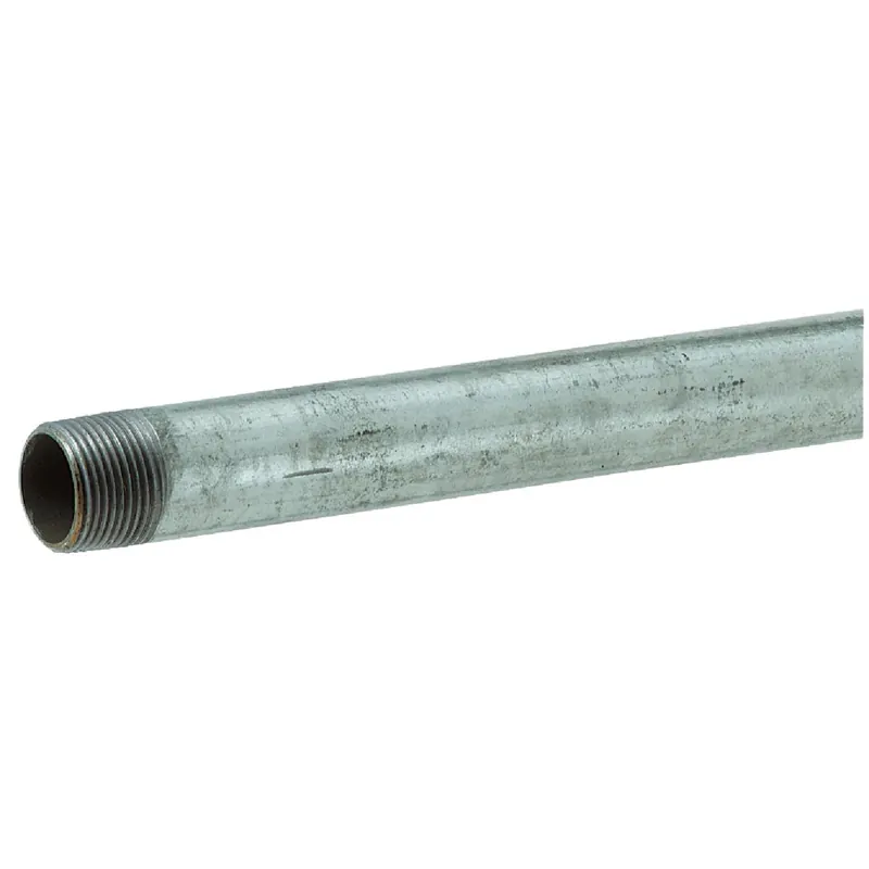 2 In. X 24 In. Carbon Steel Threaded Galvanized Pipe - Schedule 40