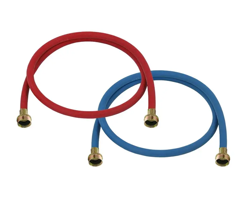 3/8 In. Fgh X 3/4 In. D Fgt 8 Ft. Rubber Washing Machine Supply Line