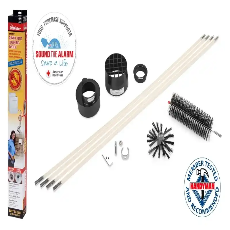 Linteater 10-pc. Dryer Vent Cleaning System