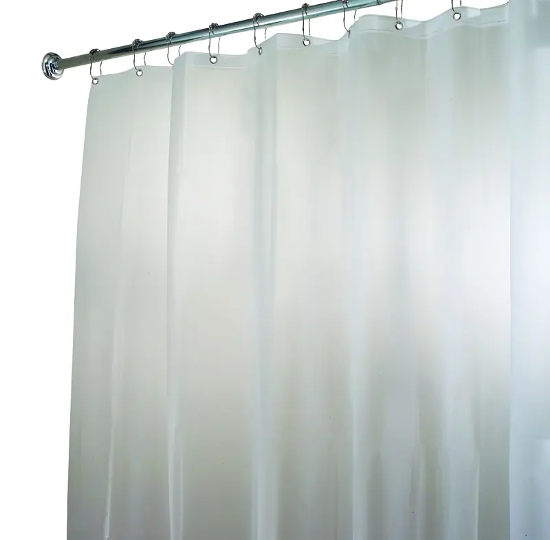 72 In. X 72 In. Frost Eva Shower Curtain Liner - Heavy Duty, Mold Resistant