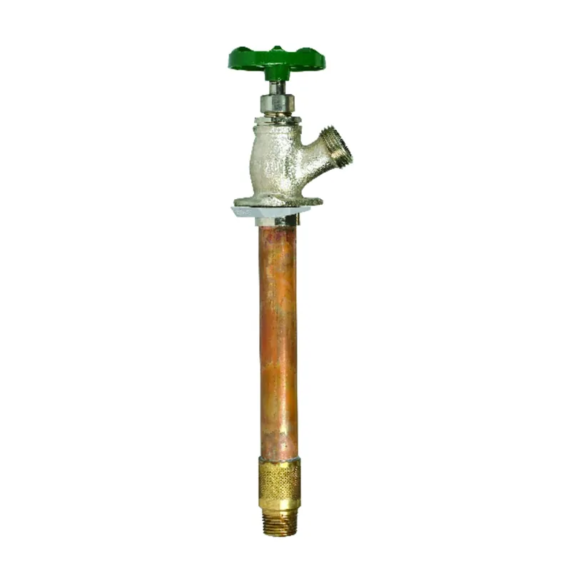 Frost Free Wall Hydrant, Lead-free, 1/2 Mpt X 1/2 In. Female Copper Pipe Inlet X 6 In.