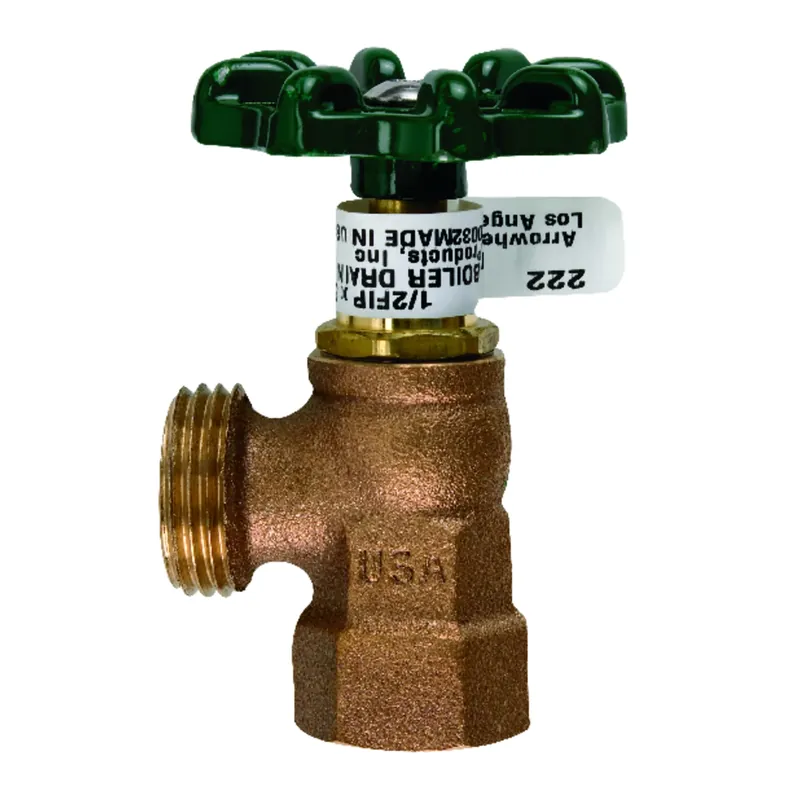 Boiler Drain, Lead-free, 1/2 In. Fpt