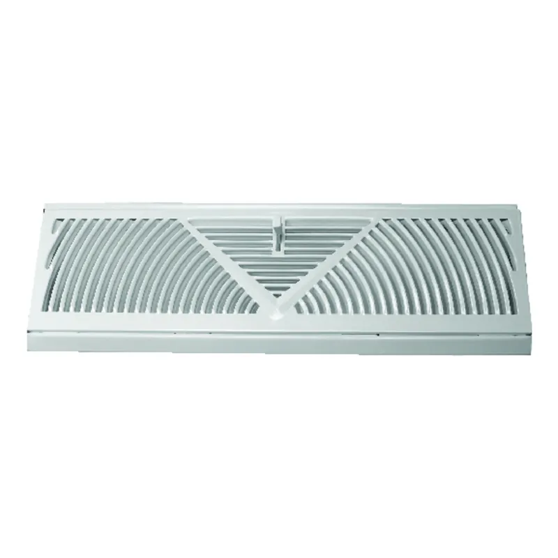 4-1/2 In. H X 18 In. W 3-way Powder Coat White Steel Baseboard Diffuser