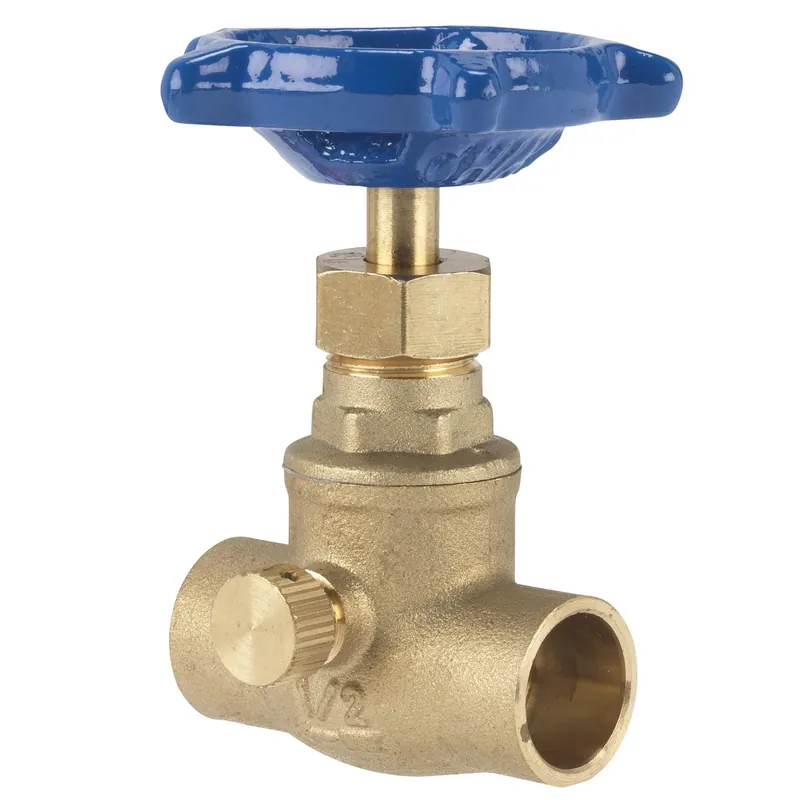 3/4 In. Sweat X 3/4 In. Sweat Brass Stop Valve