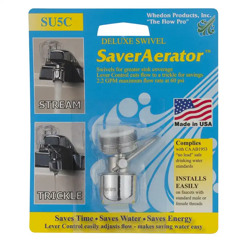 Kitchen Swivel Saver Aerator, Lead-free, 1.8-gpm