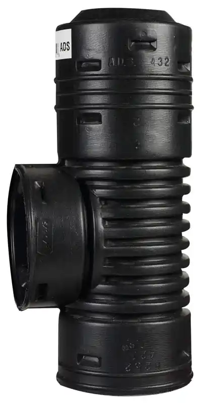 Schedule 40 4 In. Barb X 4 In. D Polyethylene 12 In. Blind Tee 1 Pk