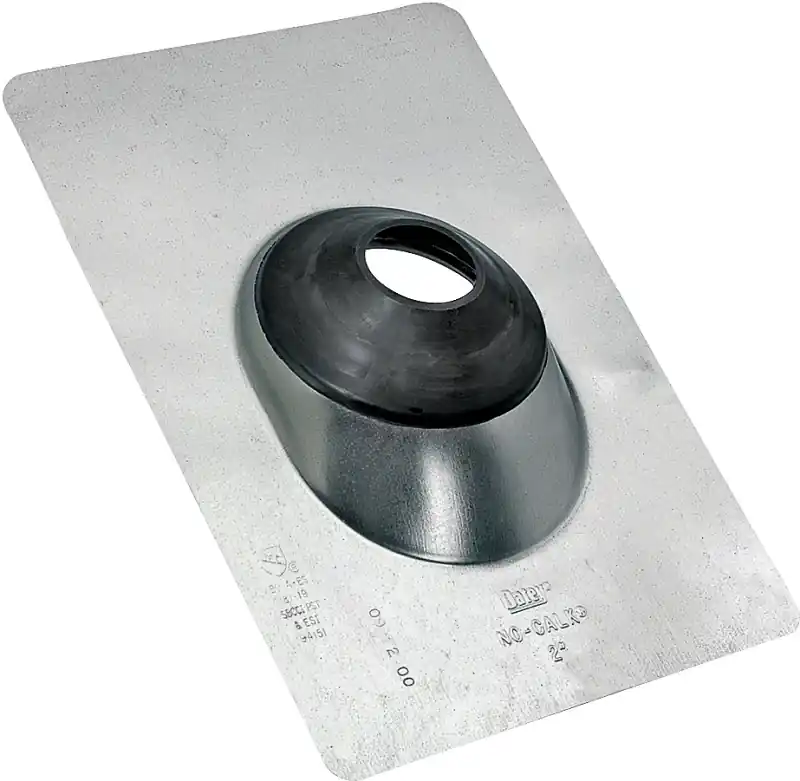 Galvanized Base Roof Flashing, 24-gauge, 4 In.