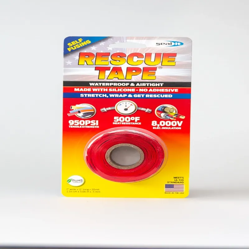 Silicone Tape, Self-fusing, Red, 1 In. X 12 Ft.