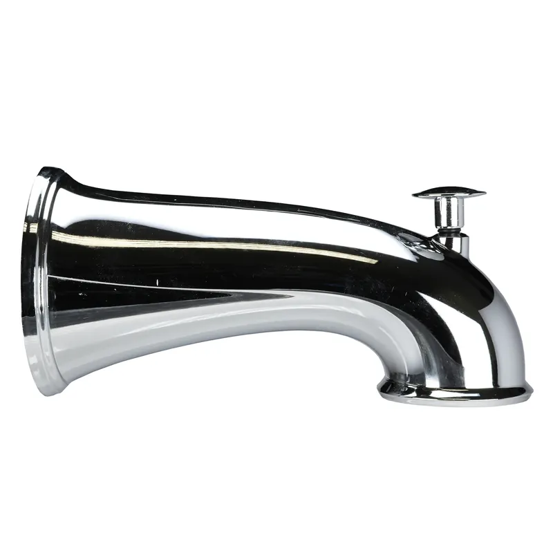 6 In. Chrome Bathtub Spout With Diverter - Model 10315