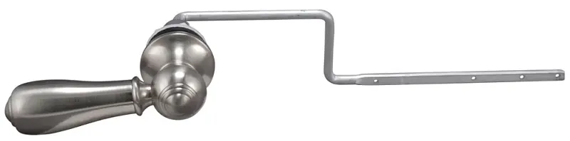 Universal Fit Brushed Nickel Toilet Tank Lever With Metal Bent Arm - Model Pp836-71bnl