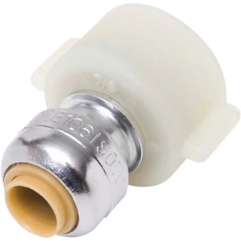 Thread Faucet Connector, 1/4 X 1/2 Female X 14 In.