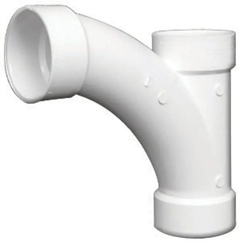Schedule 40 2 In. Hub X 2 In. D Hub Pvc Long Turn Wye 1 Pk