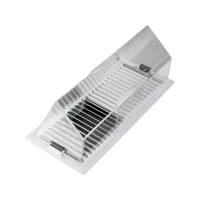 Jordan 4.5 In. H X 8.75 In. W 1-way Silver Plastic Air Deflector