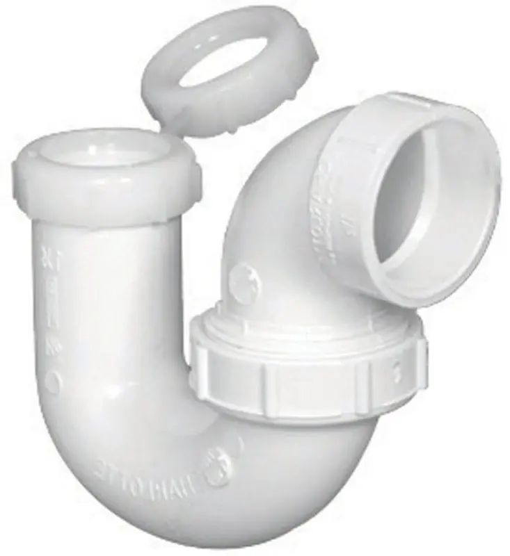 Schedule 40 1-1/2 In. Hub X 1-1/2 In. D Slip Pvc P-trap With Union 1 Pk