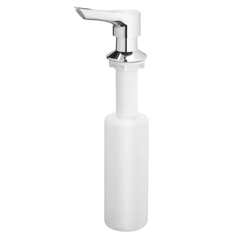 Chrome Silver Plastic Lotion/soap Dispenser