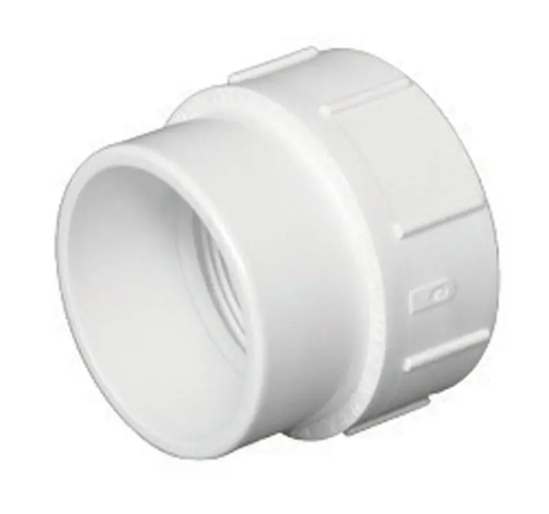 Pipe Schedule 40 1-1/2 In. Spigot X 1-1/2 In. D Fpt Pvc Adapter 1 Pk