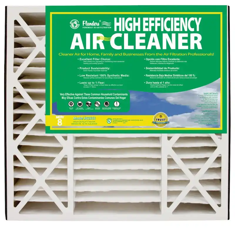 20 In. W X 20 In. H X 5 In. Synthetic 8 Merv Pleated Air Filter 1 Pk