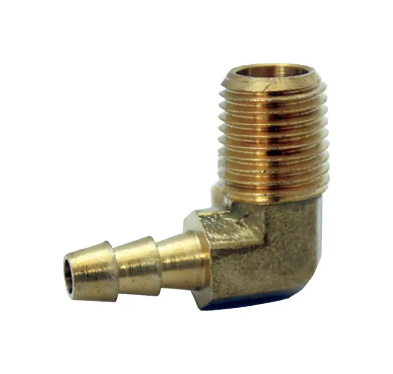 Brass 1/8 In. D X 5/16 In. D Hose Barb Elbow 1 Pk