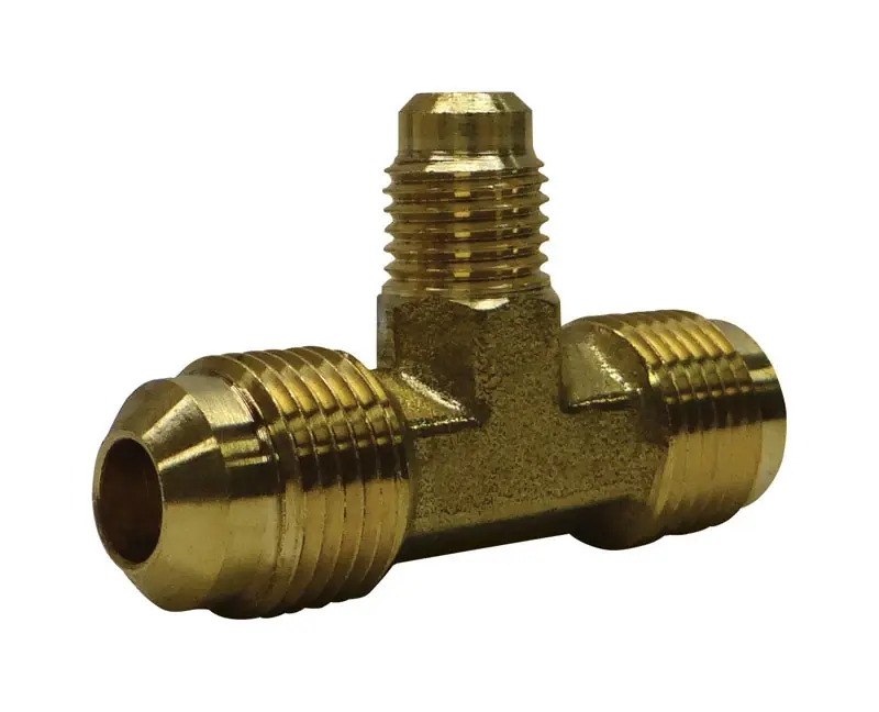 3/8 In. Flare X 3/8 In. D Flare Brass Reducing Tee